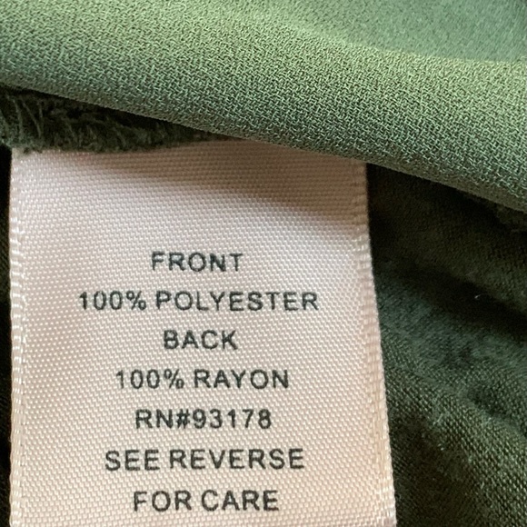 Philosophy Army Green short sleeve top Large - Picture 4 of 7